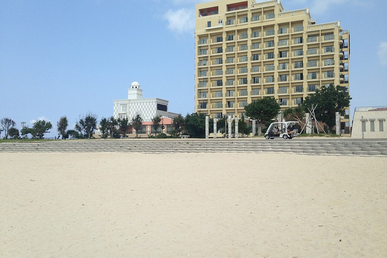 American Village Chatan sunset beach Okinawa