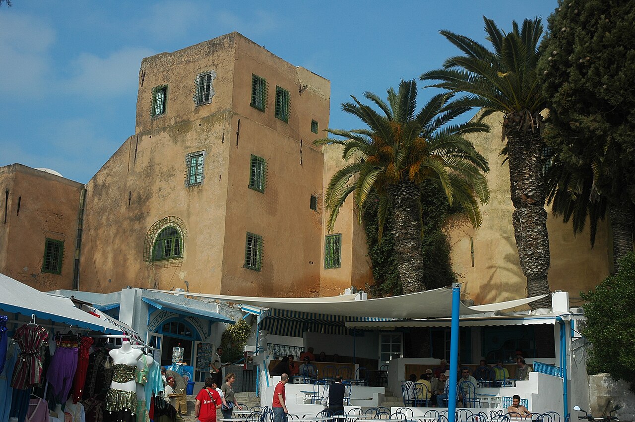 The blue-and-white village of Sidi Bou Said, Tunisia