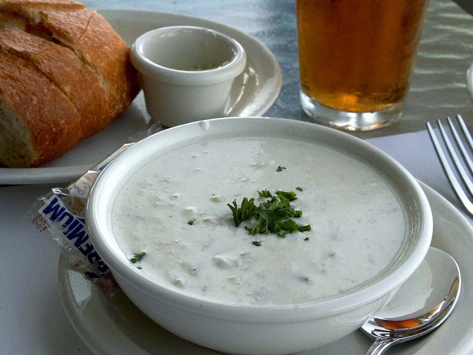 New England Clam Chowder — บอสตัน