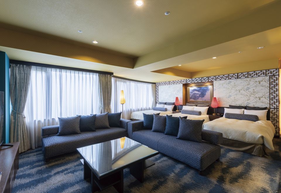 ห้องพักของ Rose Hotel Yokohama สไตล์เอเชียกว้างขวาง