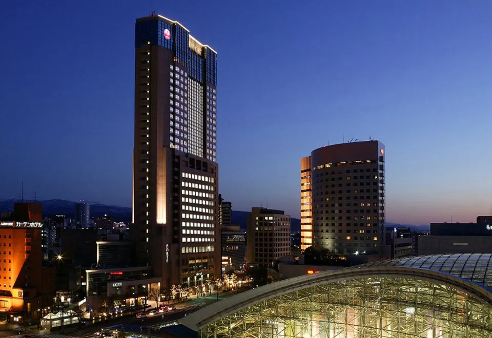 Hotel Nikko Kanazawa ตึกสูง 30 ชั้นสูงที่สุดกลางเมืองคานาซาวะ วิวจากระยะไกล