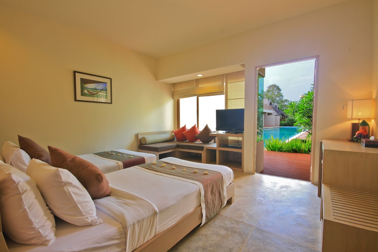 ห้องพักภายในเปิดประตูสู่สระว่ายน้ำ Belle Villa Resort Pai