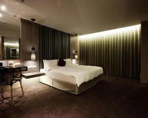 ห้องพัก Green Hotel Penghu สะอาดสบาย ตกแต่งเรียบง่าย