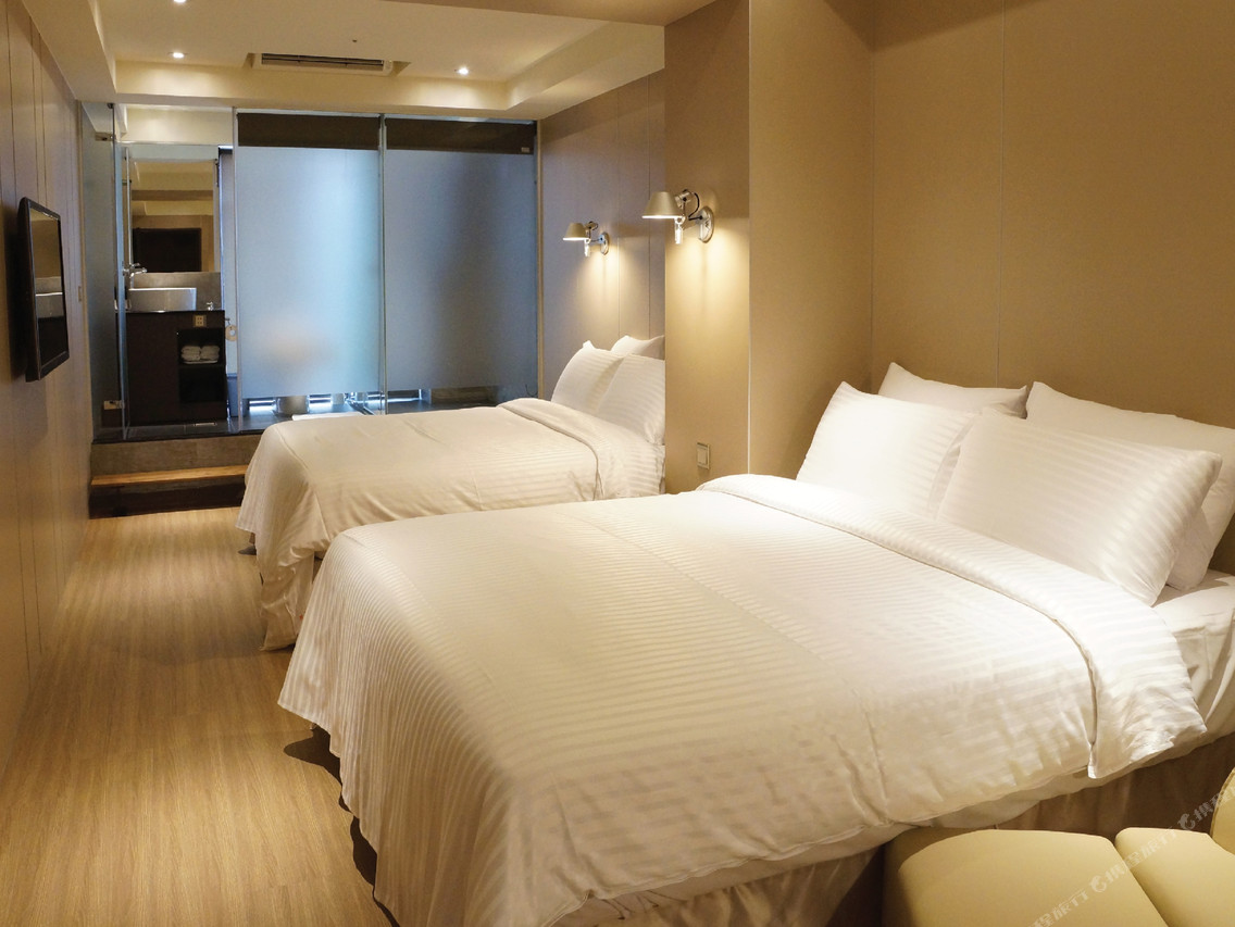 Room interior and bed