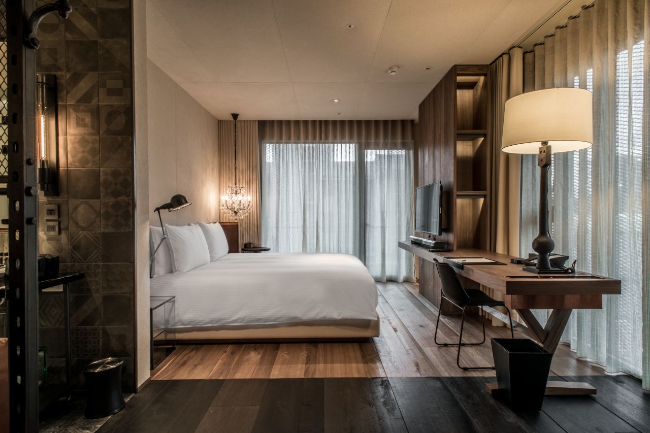 ห้องพักดีไซน์บูติกของ Hotel Proverbs Taipei