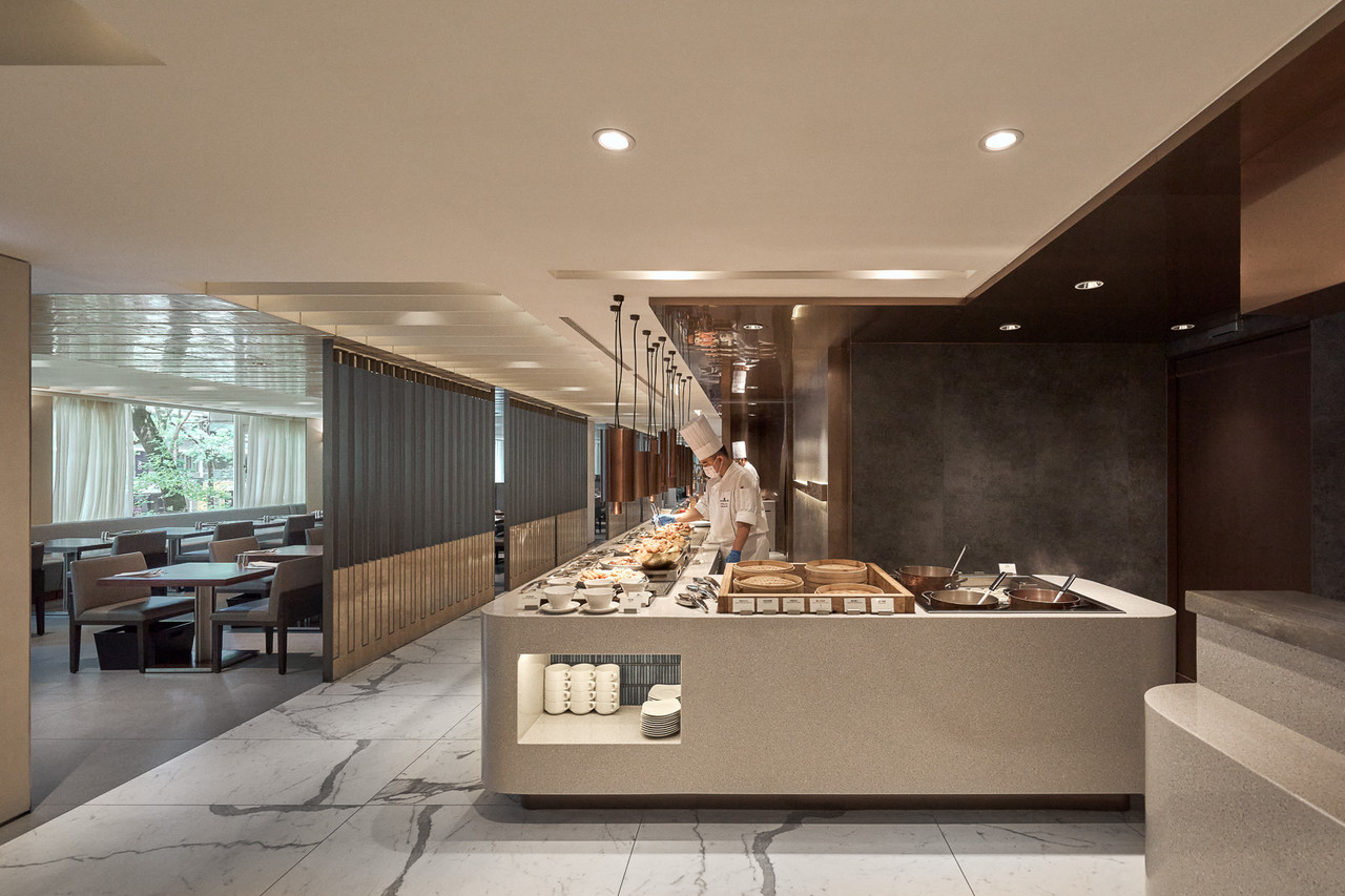 ห้องอาหาร Le Café ภายใน Hotel Royal-Nikko Taipei
