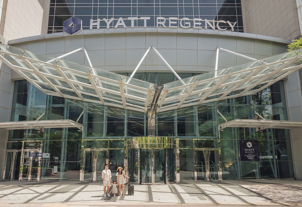 ล็อบบี้และพื้นที่ต้อนรับ Hyatt Regency Taoyuan Airport