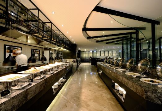 สวนภายในและระเบียง The Lees Hotel Kaohsiung